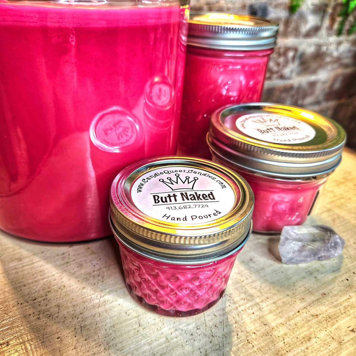 Butt Naked Candle Collection