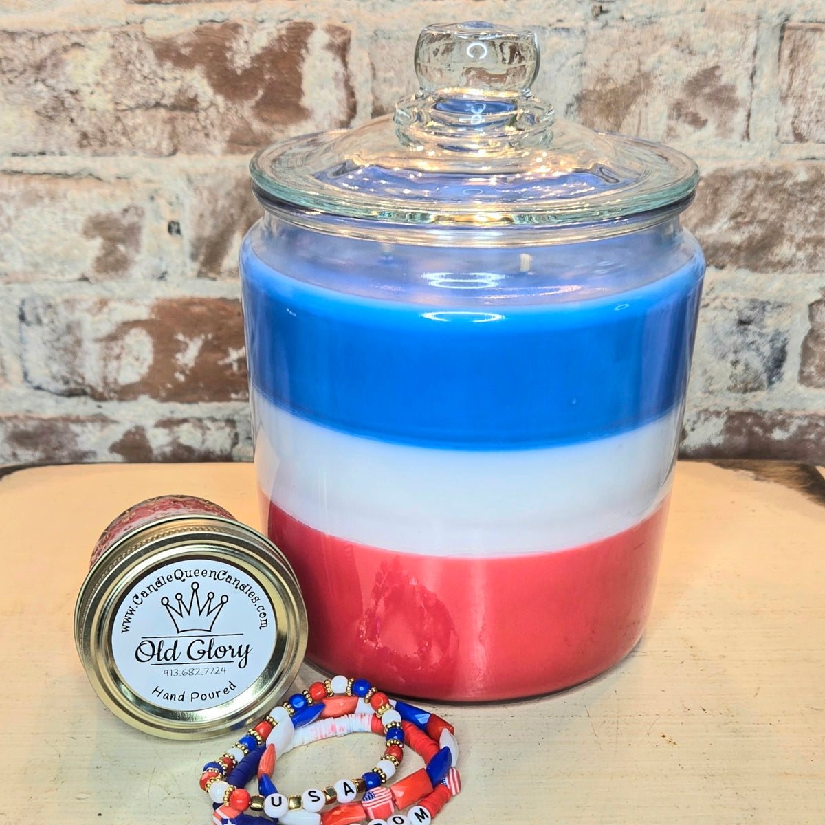 "Old Glory" Candle Collection! Red, White, & Blue Candles