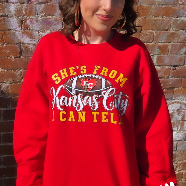 She's from Kansas City red crew