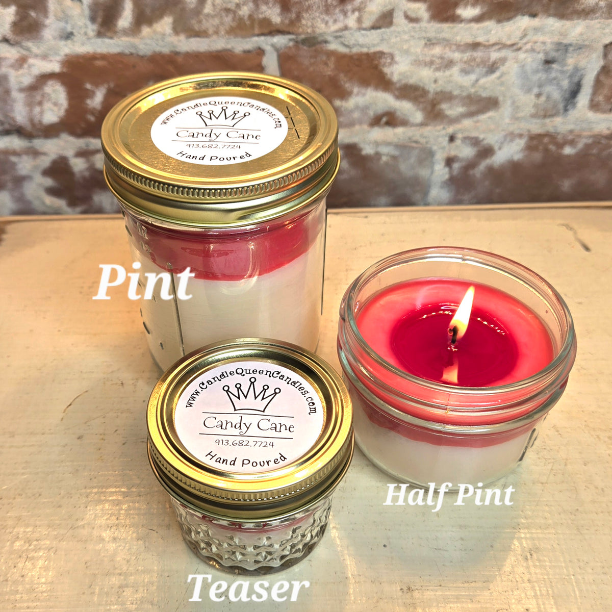 Candy Cane Candle Collection