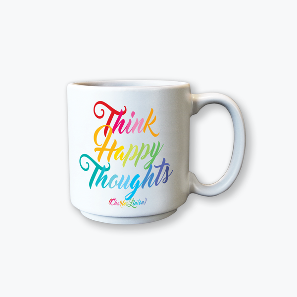 Mini Mugs - ED328 - Think Happy Thoughts (Charles Linton)
