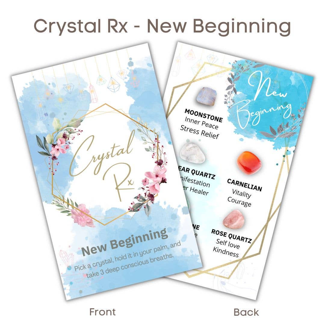 New Beginning 3 x 5" Crystal Rx Cards - Pack of 20