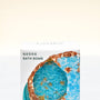 Crystal Geode Bath Bomb | Amazonite | Blue and Gold 💎