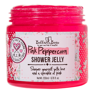 Pink Peppercorn Shower, Bath Jelly -  Hand & Body Wash 6.7oz