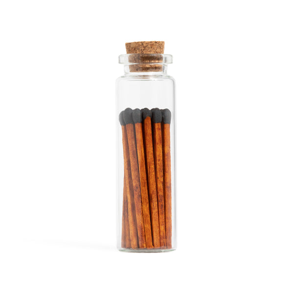 Cinnamon Black Matches in Small Corked Vial