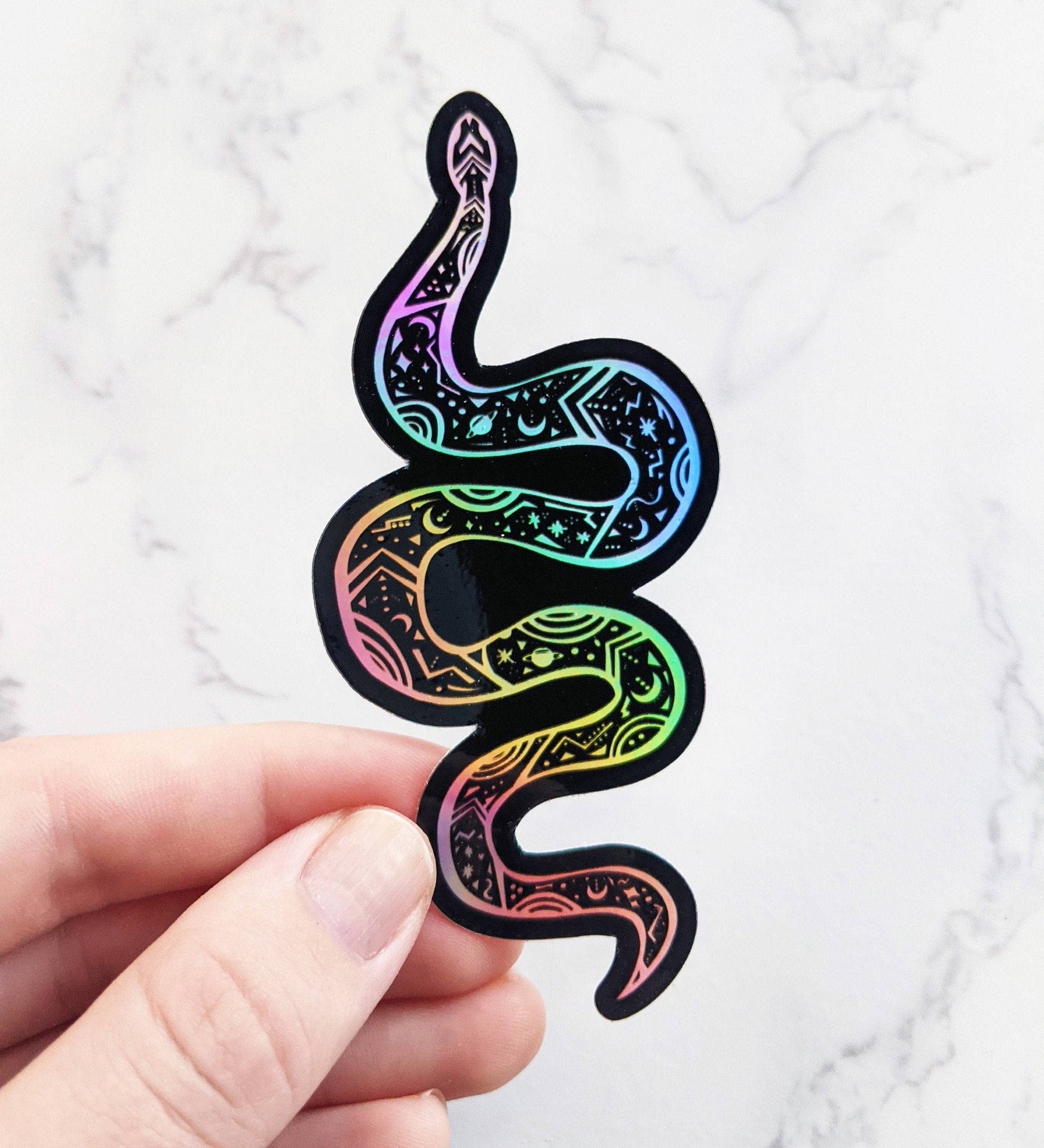 bathroom Sticker of snakes
