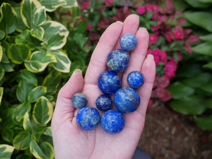 Lapis Lazuli Crystal Spheres