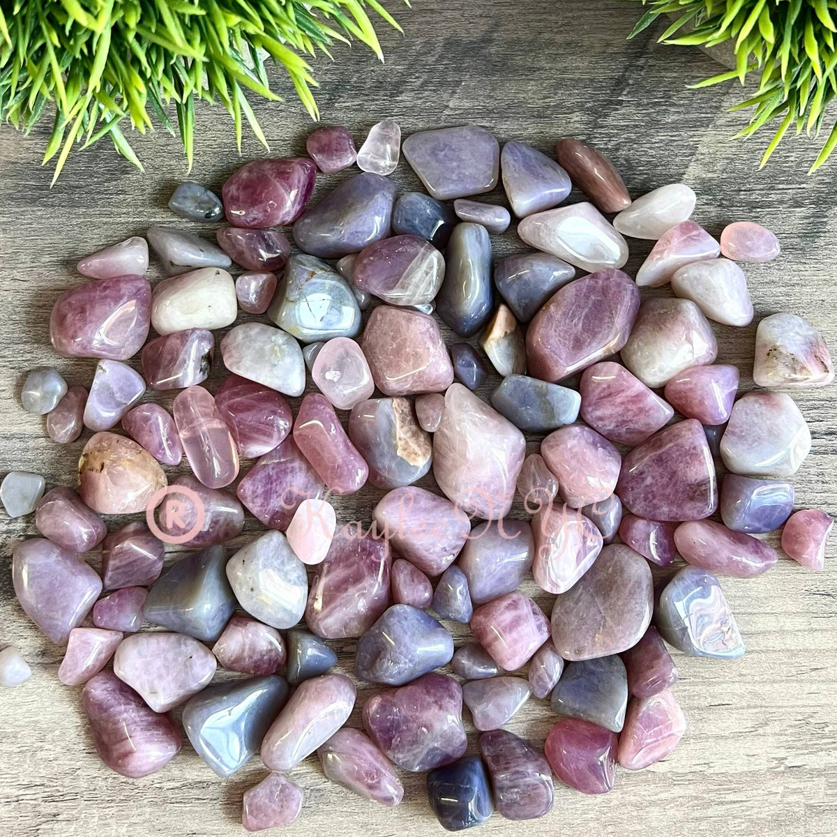 Natural Purple Rose Quartz Tumble/Chip