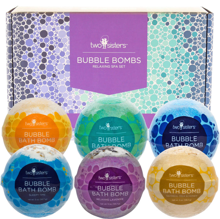 Relaxing Variety Bubble Bath Bombs Set