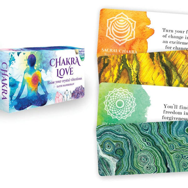 Chakra Love: Raise Your Crystal Vibrations (40 Mini Cards)