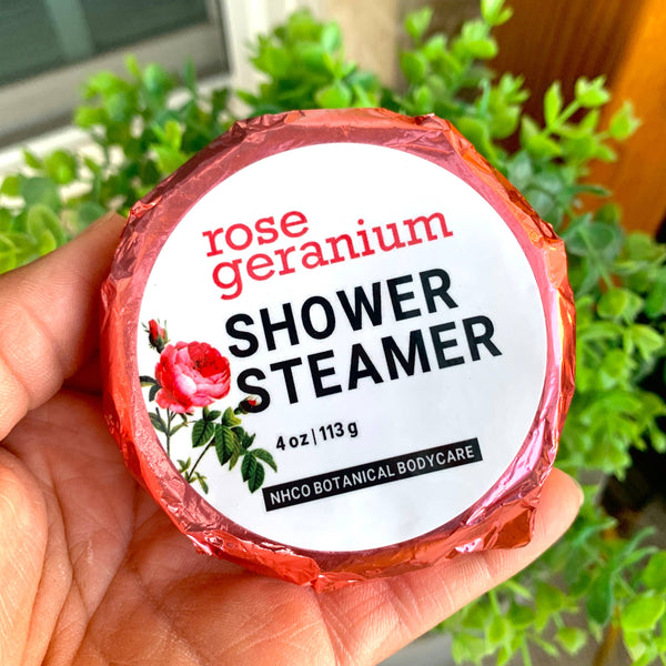 Rose Geranium Shower Steamer