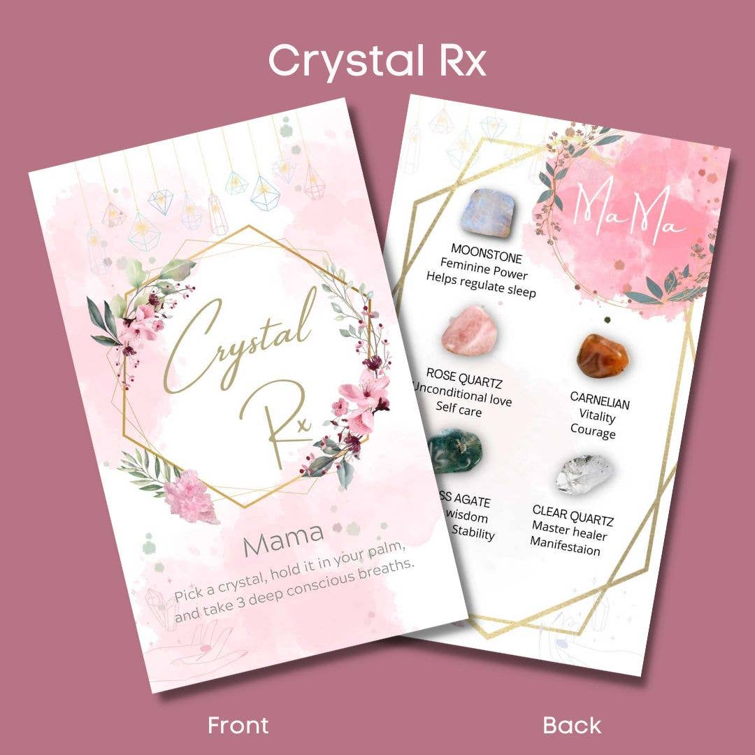 Mama 3 x 5" Crystal Rx Cards - Pack of 20
