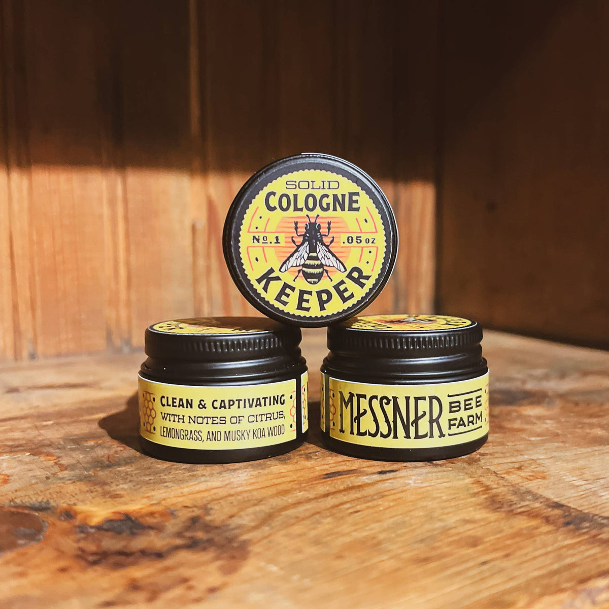 Solid Cologne - Keeper - Handmade with beeswax