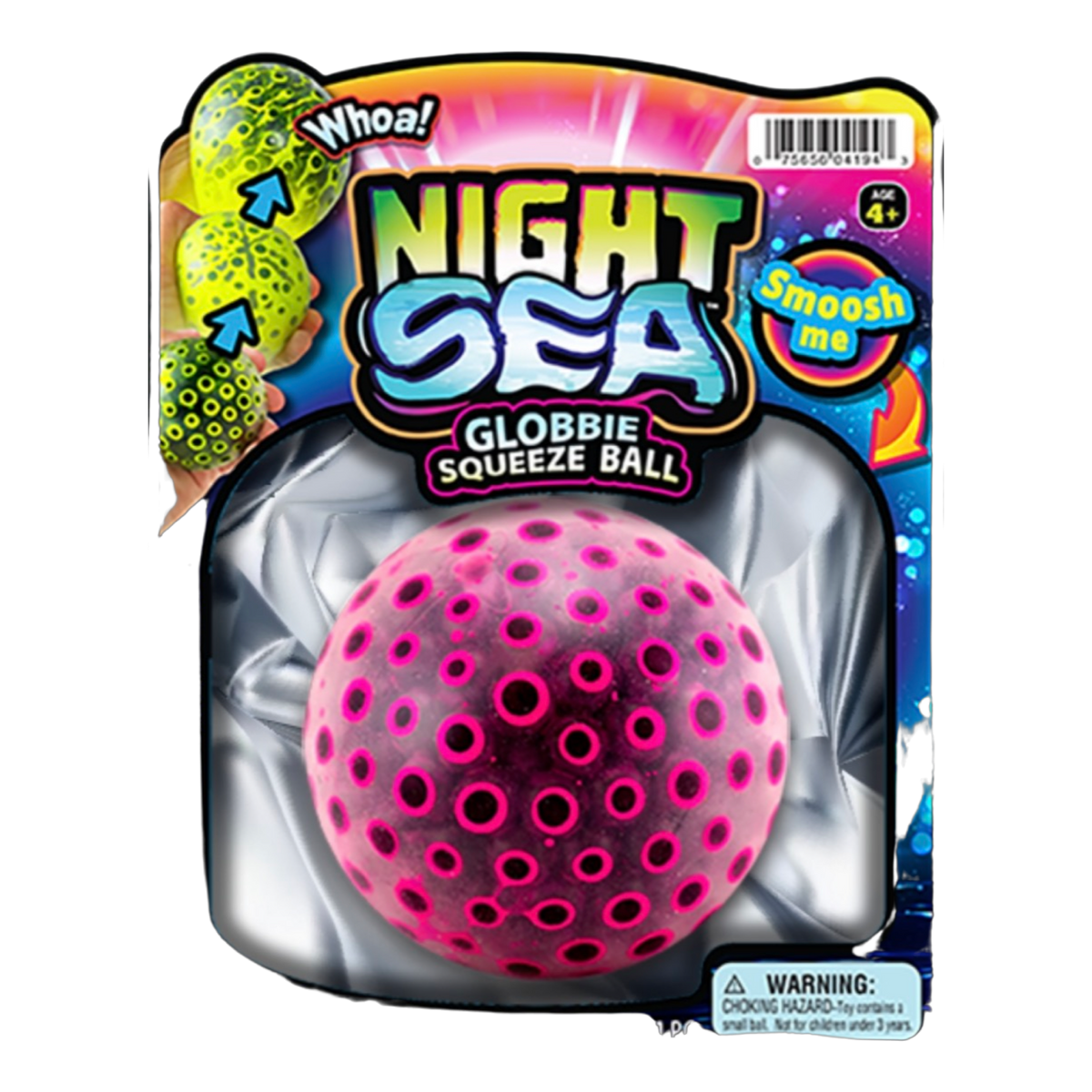 Night Sea Globbie Ball: Pink