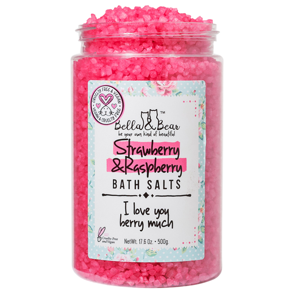 Strawberry and Raspberry Bath Salts, 17.6oz