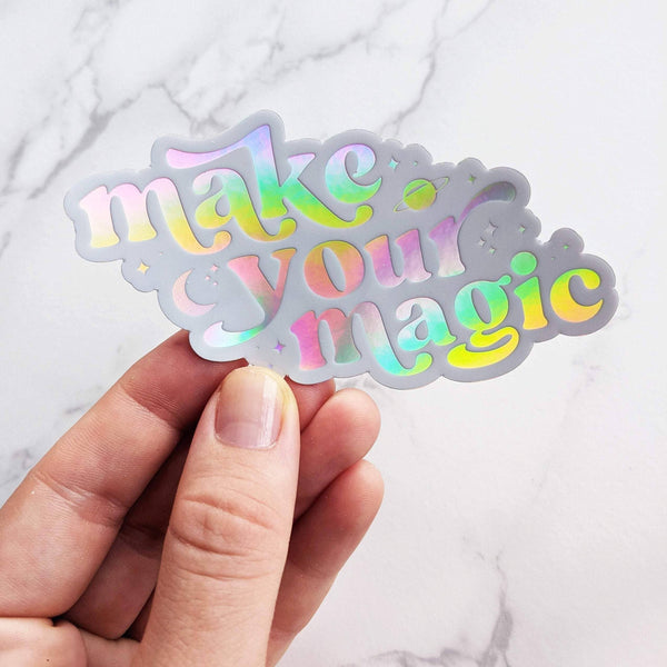 Change is Beautiful Holographic Sticker