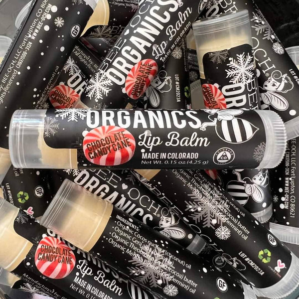 HOLIDAY LIMITED EDITION-Chocolate Candy Cane Lip Balm