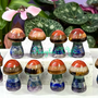 35mm Chakra Crystal Mushroom Healing Energy