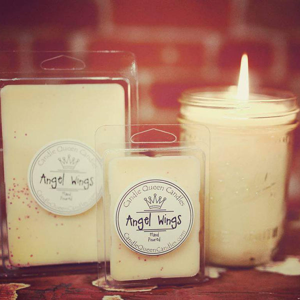 Angel Wings Pint Candle - Candle Queen Candles