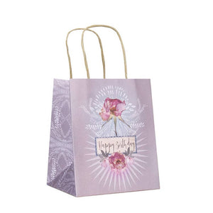 Mini Gift Bag - Pressed Rose Birthday