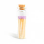 Lilac Matches in Small Corked Vial