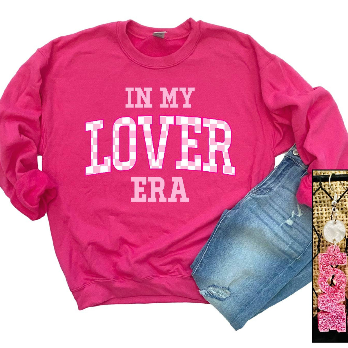 In My Lover Era Valentine Sweatshirt: Heliconia Sweatshirt