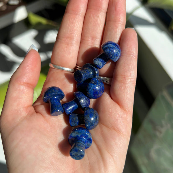 Lapis Lazuli Crystal Mini Mushroom