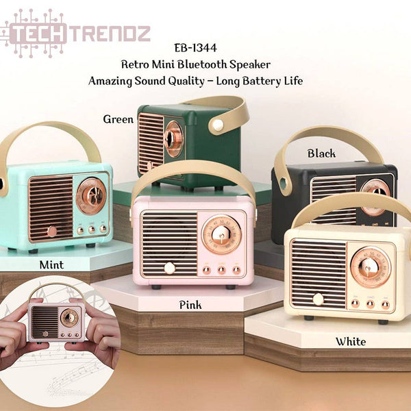 Vintage Bluetooth Speaker: Mint