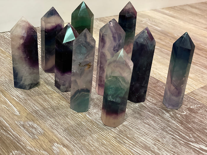 Fluorite Towers Candle Queen Candles