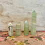 Green Calcite Towers