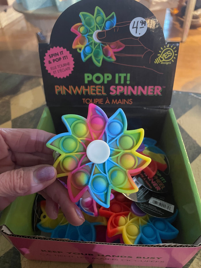 Pop it! Pinwheel spinner