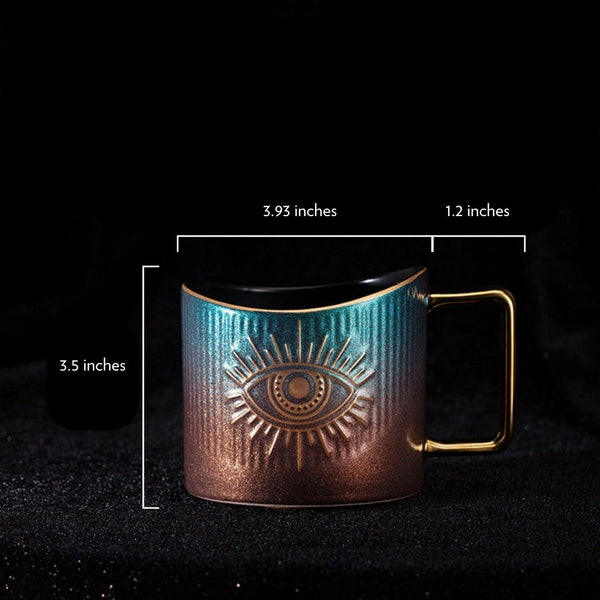 Evil Eye Coffee Mug - Candle Queen Candles